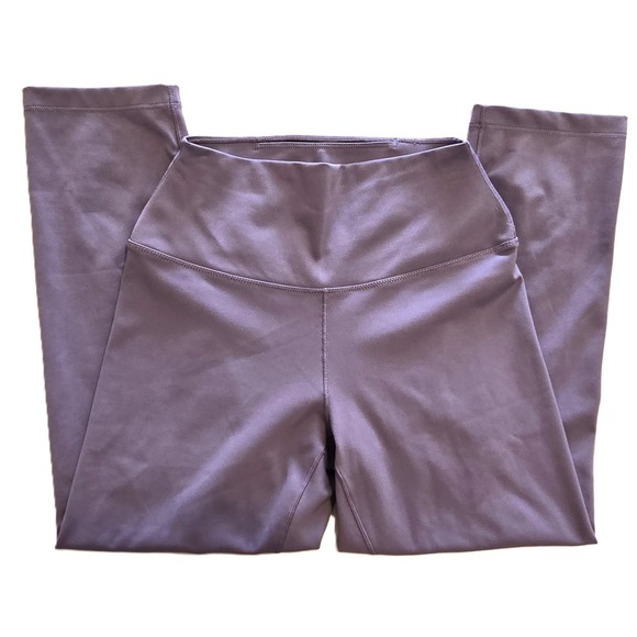 Nike One Dri-FIT Crop Leggings Women's Small Purple High Waist Workout Yoga - Picture 1 of 6